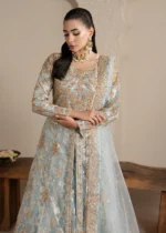 Haseens Official | 3 Piece Embroidered Flared maxi - Shehnaaz | Ready To Wear - Image 2