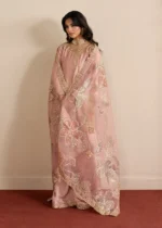 Haseens Official | 3 Piece Embroidered 	Straight cut kurta - Munezza | Ready To Wear - Image 2