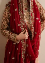 Haseens Official | 3 Piece Embroidered 	Straight kurta - Shaan | Ready To Wear - Image 3