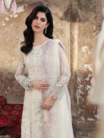 Ally's Official | 3 Piece Luxury Organza shirt embroidered  |AL-4251 Shama | Ready To Wear - Image 2
