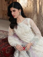 Ally's Official | 3 Piece Luxury Organza shirt embroidered  |AL-4251 Shama | Ready To Wear - Image 4