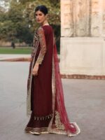 Ally's Official | 3 Piece Luxury Organza shirt embroidered  |AL-4264 Mehav | Ready To Wear - Image 5