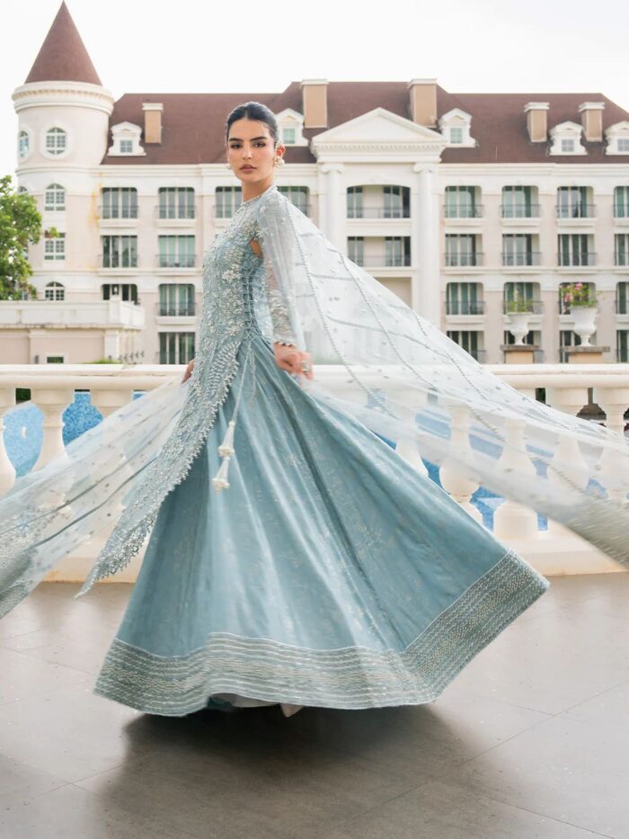 Ally's Official | 3 Piece Luxury organza Embroidered Suit | ARIA| Ready To Wear - Image 2