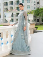 Ally's Official | 3 Piece Luxury organza Embroidered Suit | ARIA| Ready To Wear - Image 5