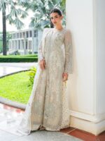 Ally's Official | 3 Piece Luxury organza Embroidered Suit | LAYA | Ready To Wear - Image 3