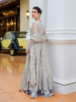 Ally's Official | 3 Piece Luxury net Embroidered Suit | MAYA | Ready To Wear - Image 4