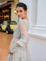 Ally's Official | 3 Piece Luxury net Embroidered Suit | MAYA | Ready To Wear - Image 6