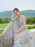 Ally's Official | 3 Piece Luxury net Embroidered Suit | MAYA | Ready To Wear - Image 8