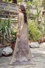 Khuda Baksh | 3 Piece Pure Resham Mesuri , Organza | P-260  | Ready To Wear - Image 2