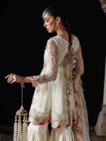 Ally's Official | 3 Piece Luxury Organza  Embroidered   | AR-166 Aangan | Ready To Wear - Image 4
