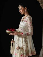 Ally's Official | 3 Piece Luxury Organza  Embroidered   | AR-166 Aangan | Ready To Wear - Image 6