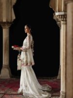 Ally's Official | 3 Piece Luxury Organza  Embroidered   | AR-166 Aangan | Ready To Wear - Image 7