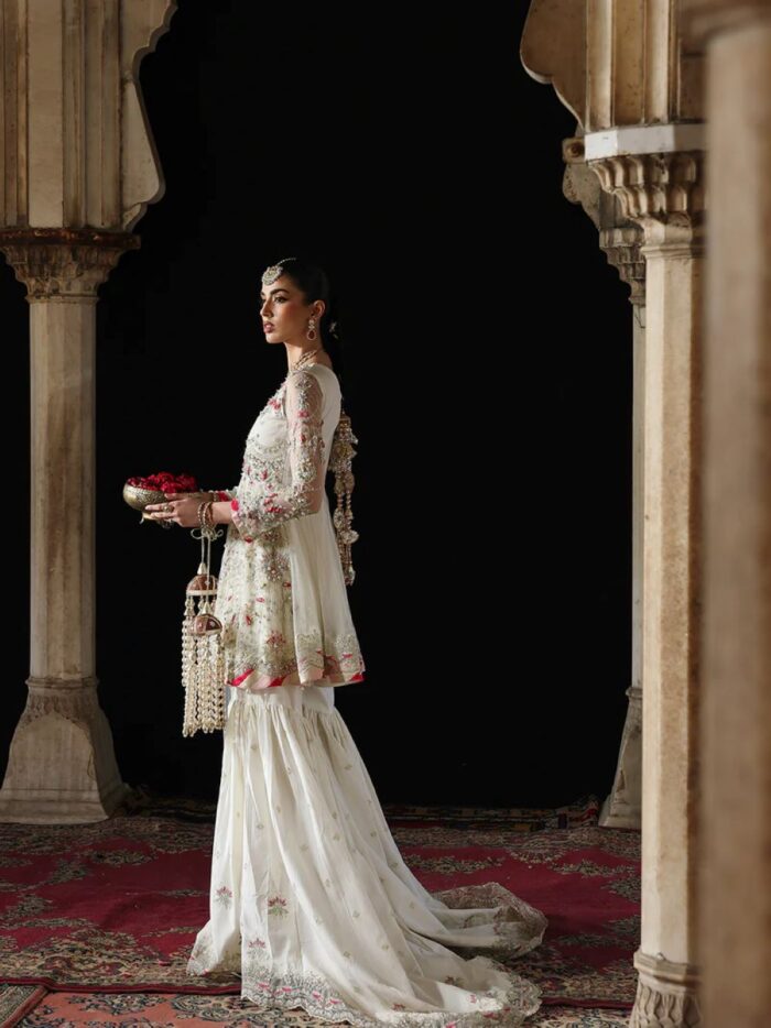 Ally's Official | 3 Piece Luxury Organza  Embroidered   | AR-166 Aangan | Ready To Wear - Image 7
