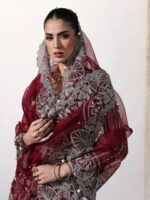 Ally's Official | 3 Piece Luxury Organza Embroidered suit  | AR-169 Mehrun | Ready To Wear - Image 3