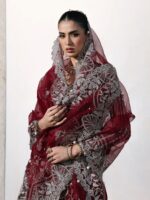 Ally's Official | 3 Piece Luxury Organza Embroidered suit  | AR-169 Mehrun | Ready To Wear - Image 4