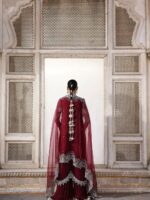 Ally's Official | 3 Piece Luxury Organza Embroidered suit  | AR-169 Mehrun | Ready To Wear - Image 6