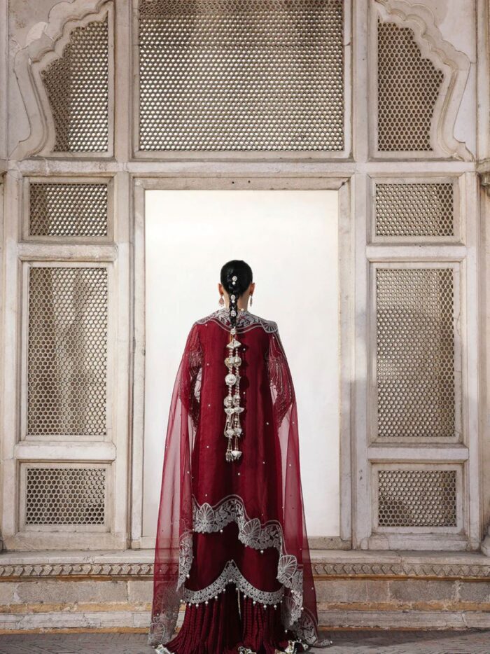 Ally's Official | 3 Piece Luxury Organza Embroidered suit  | AR-169 Mehrun | Ready To Wear - Image 6