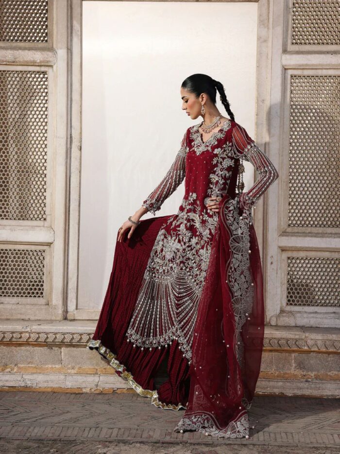 Ally's Official | 3 Piece Luxury Organza Embroidered suit  | AR-169 Mehrun | Ready To Wear - Image 7