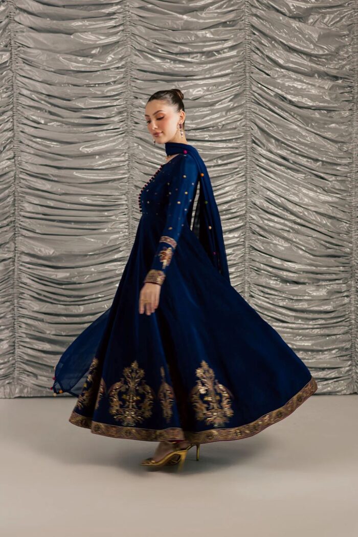 Vanya | 3 Piece  Embroidered Silk, Chiffon  - FF-67 | Ready To Wear - Image 6