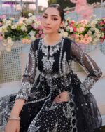 Ally's Official | 3 Piece Luxury Organza embroidered shararah  |AR-149| Ready To Wear - Image 2