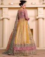 Ally's Official | 3 Piece Luxury Organza Maxi embroidered  |AR-123 | Ready To Wear - Image 2
