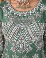 Ally's Official | 3 Piece Luxury Organza Maxi embroidered  |AR-135 | Ready To Wear - Image 2