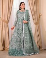 Ally's Official | 3 Piece Luxury Organza Maxi embroidered  |AR-135 | Ready To Wear - Image 6