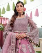 Ally's Official | 3 Piece Luxury  Net maxi Embroidered  | AL-4059 | Ready To Wear - Image 6