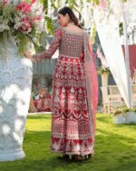 Ally's Official | 3 Piece Luxury  Organza maxi Embroidered  | AR-148 | Ready To Wear - Image 4