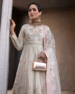 Ally's Official | 3 Piece Luxury Maxi Embroidered  |Aroosh - AR-57 | Ready To Wear - Image 2