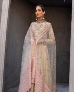 Ally's Official | 3 Piece Luxury Maxi Embroidered  |Aroosh - AR-57 | Ready To Wear - Image 5