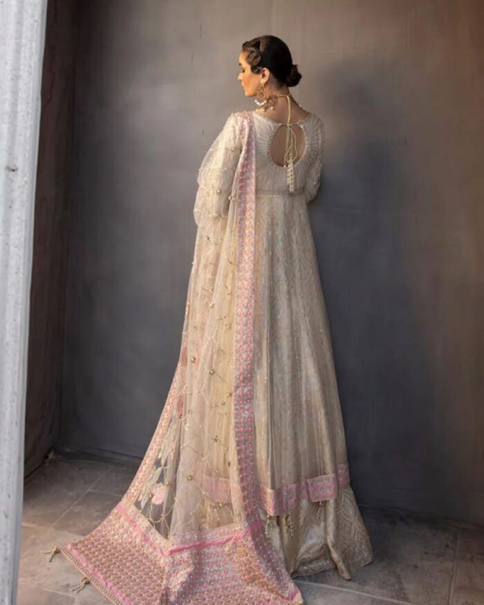 Ally's Official | 3 Piece Luxury Maxi Embroidered  |Aroosh - AR-57 | Ready To Wear - Image 6