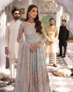 Ally's Official | 3 Piece Luxury Organza Maxi Embroidered  |Aroosh - AR-71 | Ready To Wear - Image 4