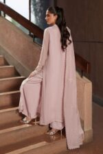 Naqshi | 3 Piece Lilac Khadi Net luxury pret – Anahi | Ready To Wear - Image 3