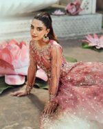 Ally's Official | 3 Piece Luxury Net lehanga Embroidered  |AR-142 ZORA | Ready To Wear - Image 5