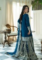 Haseens Official | 3 Piece Embroidered Wide-leg gharara - Deeya  | Ready To Wear - Image 2