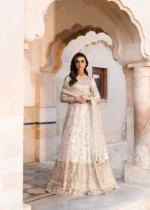 Haseens Official | 3 Piece Embroidered Flared pishwas - Sabeen | Ready To Wear