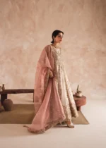 Haseens Official | 3 Piece Embroidered Long angrakha - Hooriya | Ready To Wear - Image 5