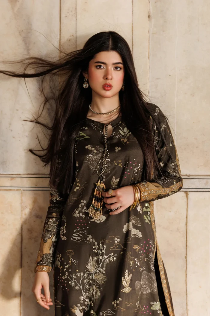 Vanya | 3 Piece Silk -ED-015 | Ready To Wear - Image 4