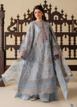 Haseens Official | 3 Piece Embroidered Straight kurta  - Mehza | Ready To Wear - Image 7