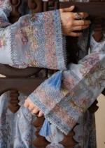Haseens Official | 3 Piece Embroidered Straight kurta  - Mehza | Ready To Wear - Image 3