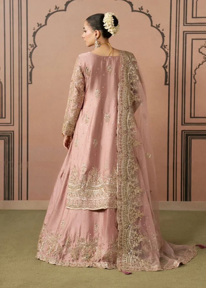 Haseens Official | 3 Piece Embroidered 	Long shirt  - Tasmiya | Ready To Wear - Image 7