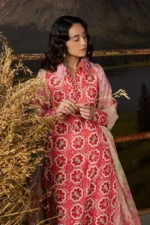 Vanya | 3 Piece Dobby Lawn/Cambric/Poly Chiffon - SM-027 | Ready To Wear - Image 3