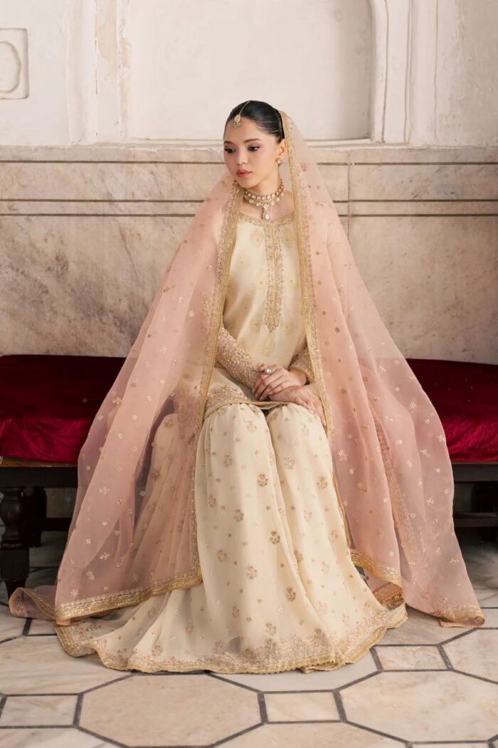 Batik | Kahvan 3Pc -Wedding Formal Dress | Ready To Wear - Image 5