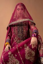 MARIA.B | 3 Piece Embroidered Net Suit - SF-W26-33-Pink | Ready To Wear - Image 6
