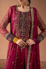 MARIA.B | 3 Piece Embroidered Net Suit - SF-W26-33-Pink | Ready To Wear - Image 7